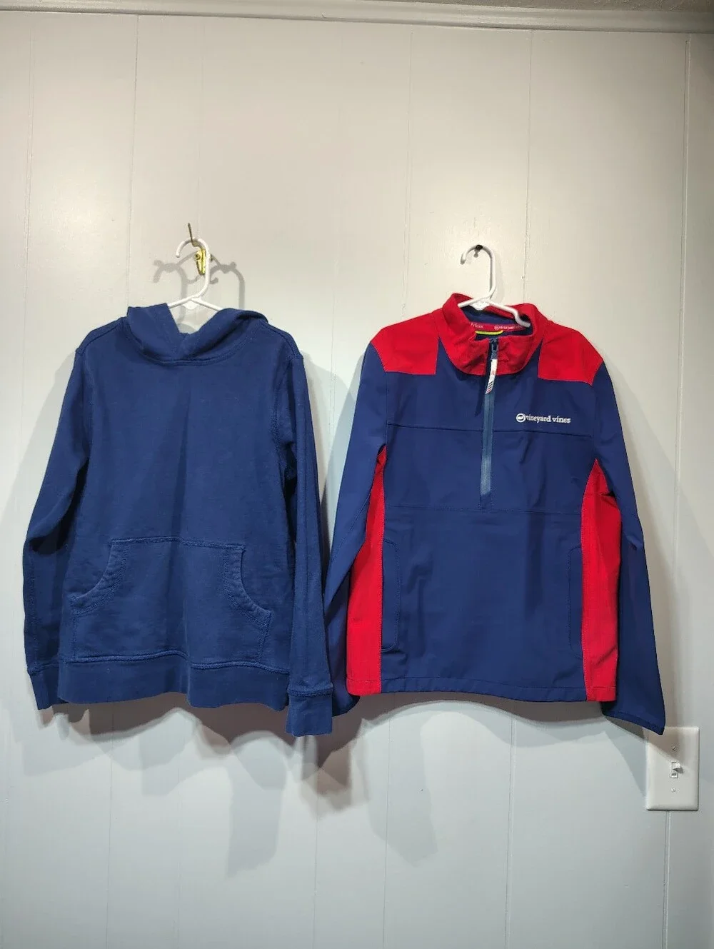 Hanna Andersson Hoodie Vineyard Vines Regatta Pullover Lot Of 2 Size 8